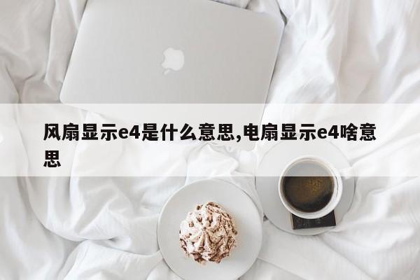 风扇显示e4是什么意思,电扇显示e4啥意思