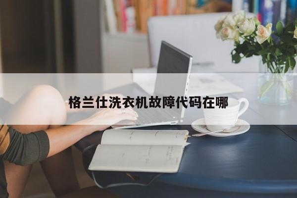 格兰仕洗衣机故障代码在哪