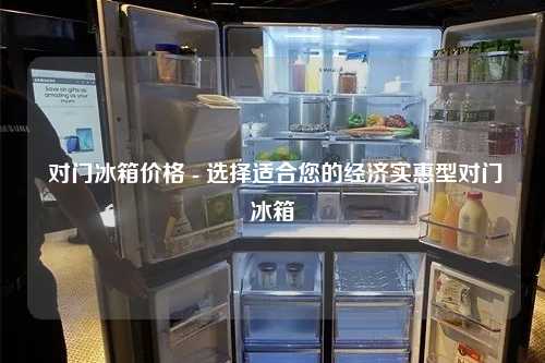  对门冰箱价格 - 选择适合您的经济实惠型对门冰箱