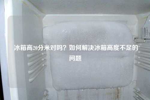  冰箱高20分米对吗？如何解决冰箱高度不足的问题