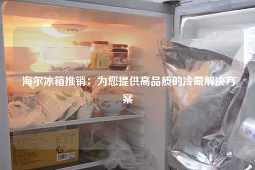  海尔冰箱推销：为您提供高品质的冷藏解决方案