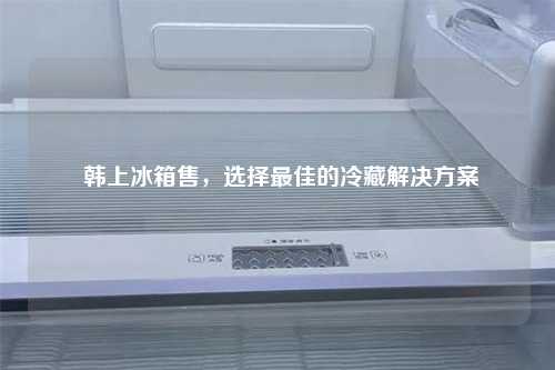  韩上冰箱售，选择最佳的冷藏解决方案