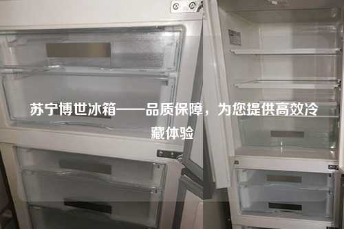  苏宁博世冰箱——品质保障，为您提供高效冷藏体验