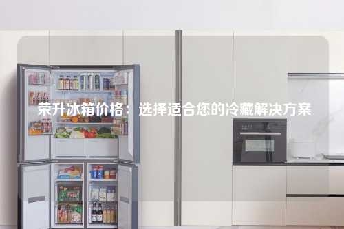  荣升冰箱价格：选择适合您的冷藏解决方案