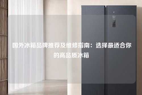  国外冰箱品牌推荐及维修指南：选择最适合你的高品质冰箱