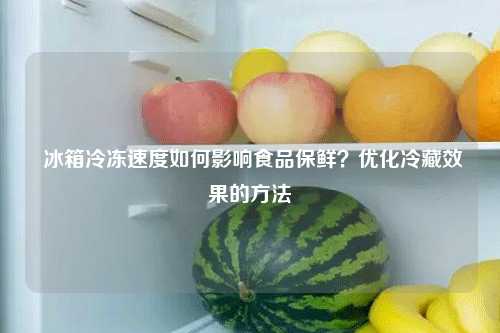 冰箱冷冻速度如何影响食品保鲜？优化冷藏效果的方法