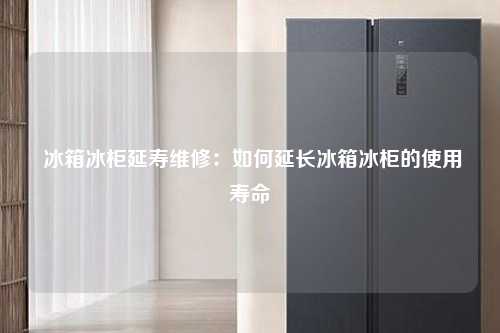  冰箱冰柜延寿维修：如何延长冰箱冰柜的使用寿命