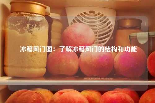  冰箱风门图：了解冰箱风门的结构和功能