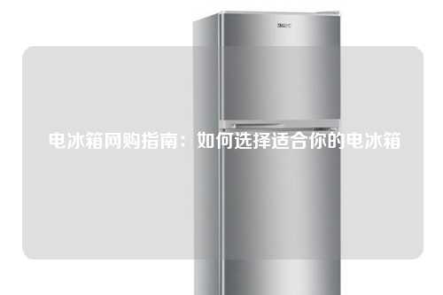  电冰箱网购指南：如何选择适合你的电冰箱