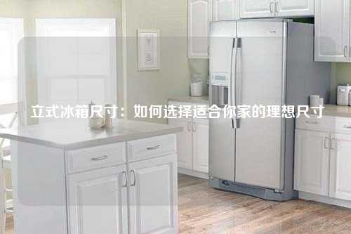  立式冰箱尺寸：如何选择适合你家的理想尺寸