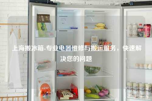  上海搬冰箱-专业电器维修与搬运服务，快速解决您的问题