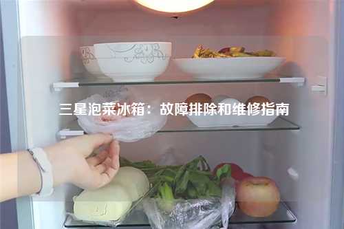  三星泡菜冰箱：故障排除和维修指南