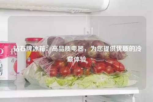  钻石牌冰箱：高品质电器，为您提供优质的冷藏体验