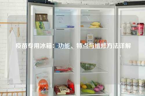  疫苗专用冰箱：功能、特点与维修方法详解