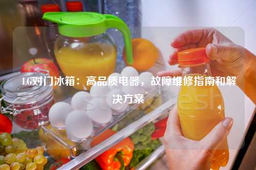  LG对门冰箱：高品质电器，故障维修指南和解决方案