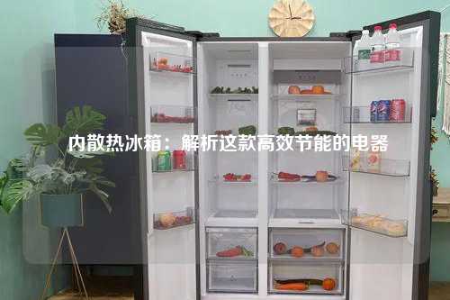  内散热冰箱：解析这款高效节能的电器